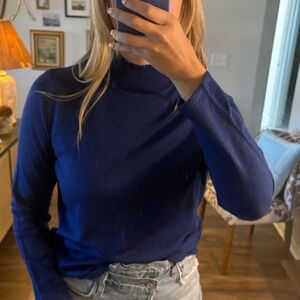 East 5th Royal Blue Long Sleeve Top